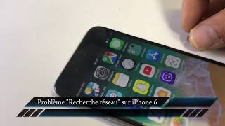 Recherche réseau Iphone 6 [upl. by Feliza]