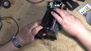 Sony 8mm Camcorder tape removal procedure [upl. by Sirotek804]