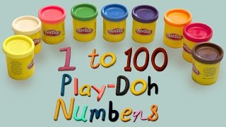 Numbers Song  Learn Numbers 1 to 100  Play Doh Numbers [upl. by Lanam]