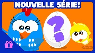 Poulette Petit Pois Mini  Oeuf Surprise  Parapluie  Dessin Animé pour Bébés [upl. by Ardelis]