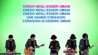 Marco Mengoni  Esseri umani  karaoke [upl. by Aret]