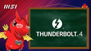 What is Thunderbolt 4 and its key features  MSI India [upl. by Bonny498]