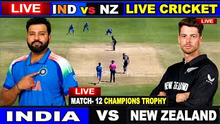 🔴Live IND vs NZ 12th ODI  Live Scores amp Commentary  India vs New Zealand  2nd Innings [upl. by Ennayelhsa]