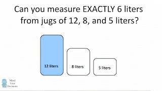 The 3 Jugs Riddle [upl. by Scrope]