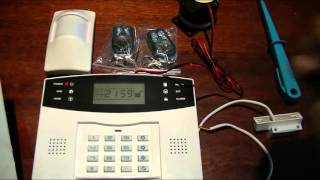 Wireless GSM alarm full review programming and test [upl. by Rosmarin]