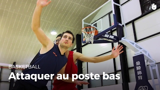 Comment attaquer au poste bas  Basketball [upl. by Anyahs]