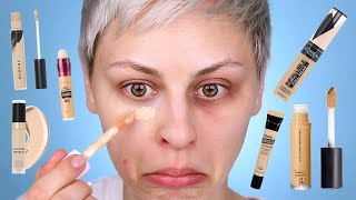 Testing the BEST Drugstore Concealers for Dark Circles [upl. by Apur]