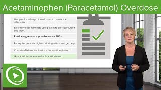 Acetaminophen Paracetamol Overdose – Emergency Medicine  Lecturio [upl. by Durr82]