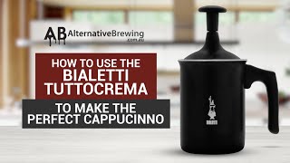 How to Use the Bialetti Tuttocrema Milk Frother [upl. by Cleodell]