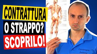 Contrattura o Strappo Muscolare Quali Sono le Differenze [upl. by Cardie109]