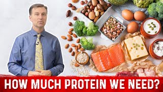 How Much Protein Do You Need – Dr Berg [upl. by Arand]