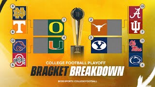 CFP Rankings Released Breaking down the 12team bracket from Week 12 [upl. by Tnahs]