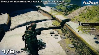 God of War All Artifacts in Alfheim Spoils of War [upl. by Yadsnil]