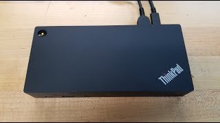 Lenovo USB TypeC Gen2 Docking Station Review [upl. by Blumenfeld]