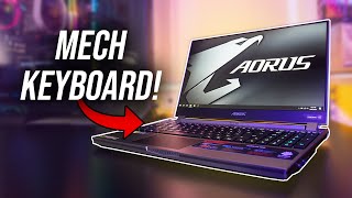 Best Mechanical Keyboard In A Laptop Aorus 15G Review [upl. by Bunde]