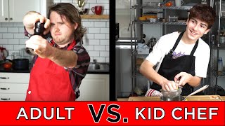 Kid Professional Chef Vs Adult Chef [upl. by Alyakcim]