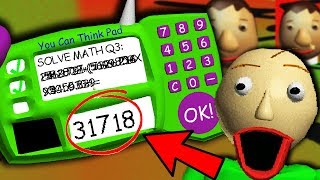 THE REAL ANSWER TO BALDIS IMPOSSIBLE QUESTION  Baldis Basics Gameplay [upl. by Merari]