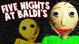 WHO IS GOLDEN BALDI  Five Nights At Baldis Baldis Basics Fan Game [upl. by Torre]