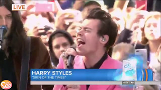 Sign Of The Times  Harry Styles  LIVE on The Today Show [upl. by Einafats281]