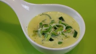 KäseLauchSuppe Rezept vegetarisch  Der Bio Koch 590 [upl. by Aramen]