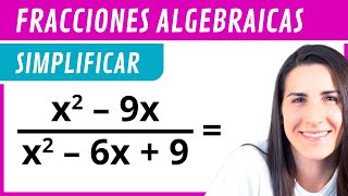 SIMPLIFICAR una FRACCIÓN ALGEBRAICA 🍕 Ejercicio 1 [upl. by Meagher]