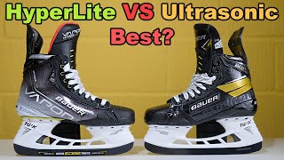 Bauer Vapor HyperLite vs Supreme Ultrasonic hockey skates  What is the real difference [upl. by Anined318]