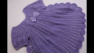 Vestido Crochet para Niña 3 a 4 años cc [upl. by Kandace594]