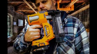 Heres what you need to know about Ridgids Newest Brad Nailer  Ridgid 18v Clean Drive Brad Nailer [upl. by Gauntlett]