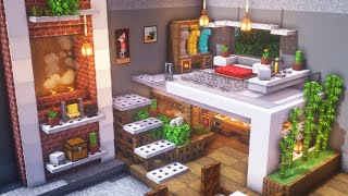 Minecraft How to Build a Modern Room  Simple Interior Designs 1 [upl. by Sokem]