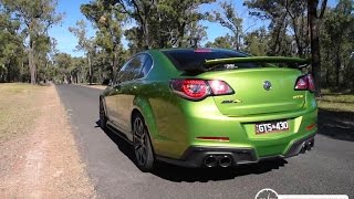 2016 HSV GTS GenF2 manual 0100kmh amp engine sound [upl. by Carla]