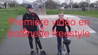 Première vidéo en trottinette freestyle [upl. by Aifas]