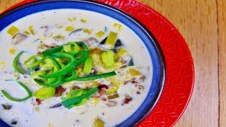 Rezept Käse Lauchsuppe mit Hackfleisch  schnell und einfach  Partysuppe [upl. by Leiria976]