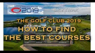 TGC 2019 Golf Simulator  Tip on How to Find the Top Courses [upl. by Nev]