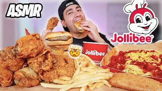 ASMR JOLLIBEE FEAST  JOLLY CRISPY CHICKEN  JOLLY SPAGHETTI  REAL EATING SOUNDS [upl. by Celie225]