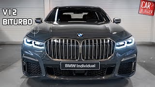 SNEAK PREVIEW the BMW M760Li xDrive 2019  Interior Exterior DETAILS w V12 REVS [upl. by Dirtsa749]