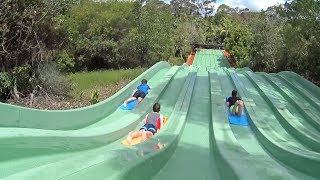 Hill Racing Water Slide at Jamberoo Action Park [upl. by Aneez]