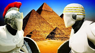 Roman Empire Invades Egypt to Conquer the Pyramids in Formata [upl. by Sldney]