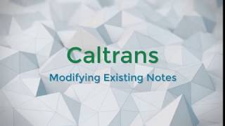 Modifying Existing Notes [upl. by Ahselrak650]