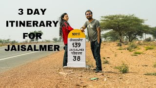 Jaisalmer Travel3 day itinerary [upl. by Boice]