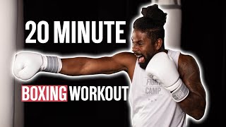 4 Round Boxing Workout AtHome with Coach PJ [upl. by Herbie460]