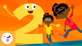 The Number 2 for kids  Learning to Count  Numbers from 1 to 10  The Number Two Song [upl. by Anoed]