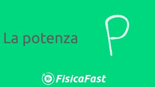 La potenza lezione di fisica [upl. by Fanestil334]