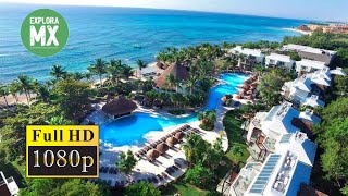 Hotel Sandos Caracol Eco Resort Playa del Carmen Mexico Walk Tour  Walkthrough  2021 [upl. by Latsryk809]