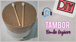 DIY Tambor  Bombo legüero con materiales reciclados [upl. by Launcelot819]