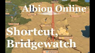 Albion Online  Caerleon to Bridgewatch fast almost safely [upl. by Adnawot]