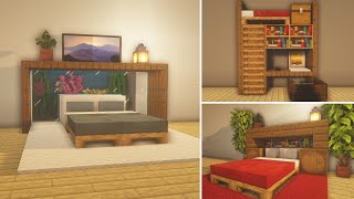 Minecraft 10 Bed Designs and Ideas [upl. by Etan]