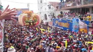 Carnival in Las Tablas Panama  Day 1 Parades with Calle Abajo amp Calle Arriba [upl. by Annahsor]