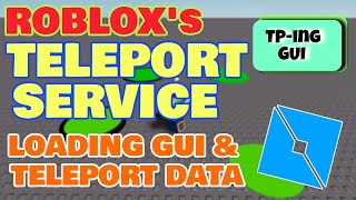 ROBLOX TELEPORT SERVICE  CUSTOM teleporting GUI and TELEPORT DATA  Roblox Scripting Tutorial [upl. by Willdon]