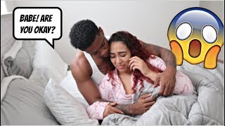 Nightmare Prank On Boyfriend CUTE REACTION [upl. by Tiossem]