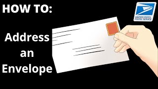 HOW TO fill out  address an envelope [upl. by Matteo283]